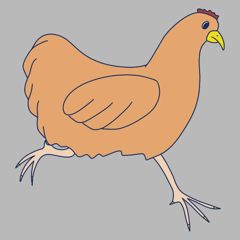 Running chicken