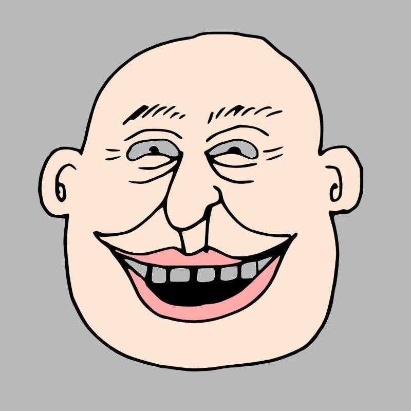 Comic Face Old Man