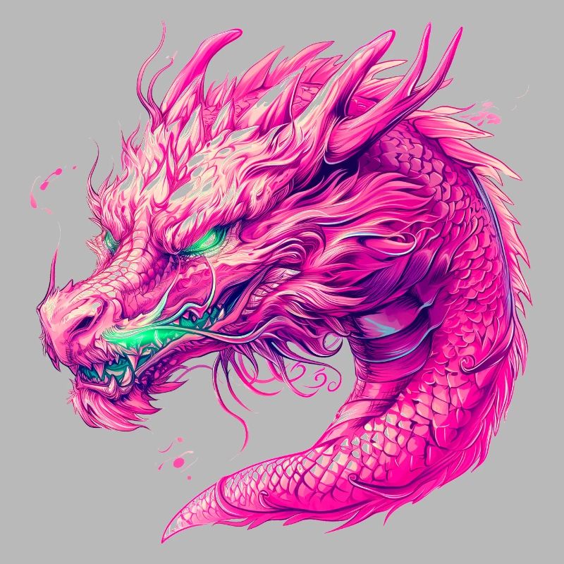 Pinker Drache