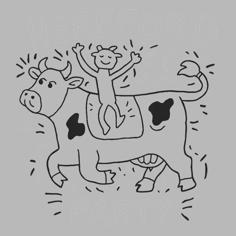 Kuh-Party mit Herefords