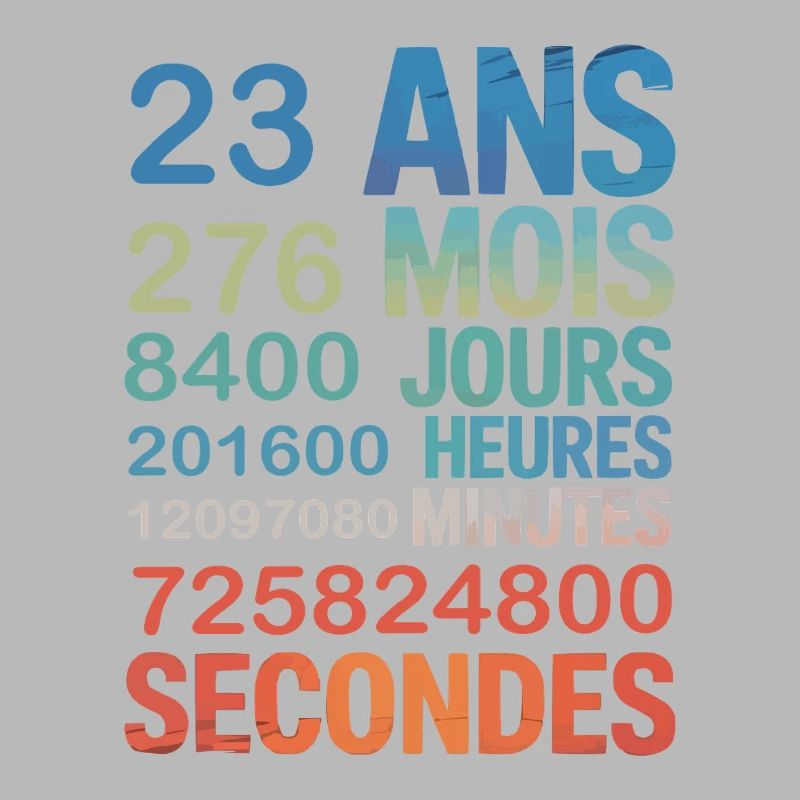 23 ans de vie – chaque seconde compte