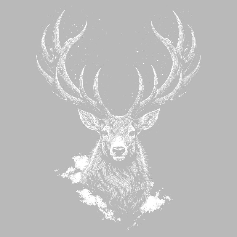 Silhouette de cerf
