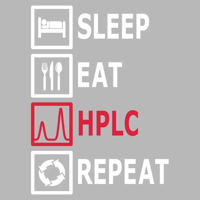 HPLC Performance Chromatography Eat Sleep Repeat
