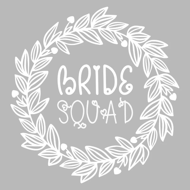 Bride Squad Crown Leaves