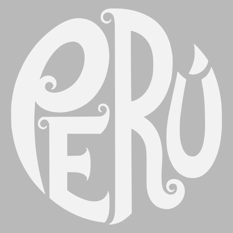 Peru - Ornate Typography