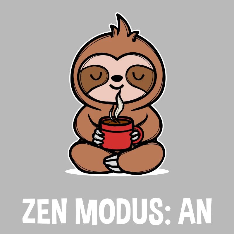 Sloth Saying Caffeine Coffee Coffee Drinker