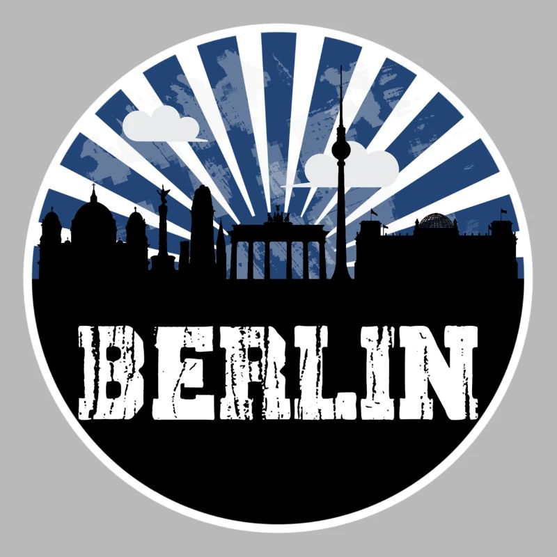 Berlin Skyline Blue Hour
