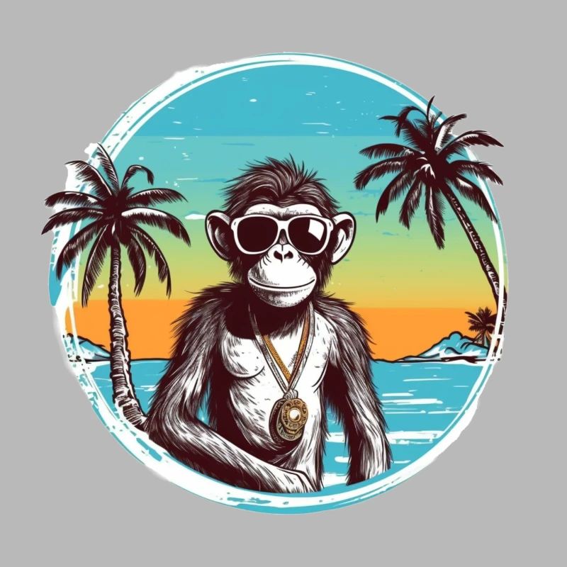 Cool Monkey*Summer Beach Design