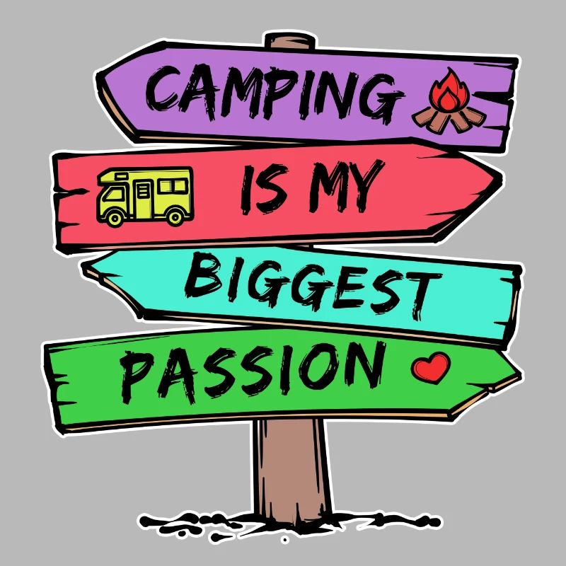 Camping Statement Wohnmobil Herz Camper Relaxen