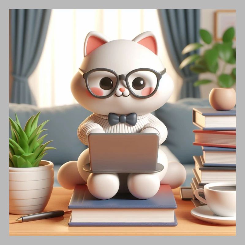 3D Computer Cat
