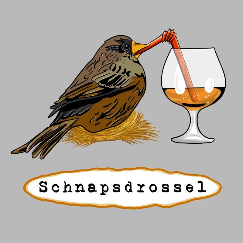 Stößchen! Schnapsdrossel