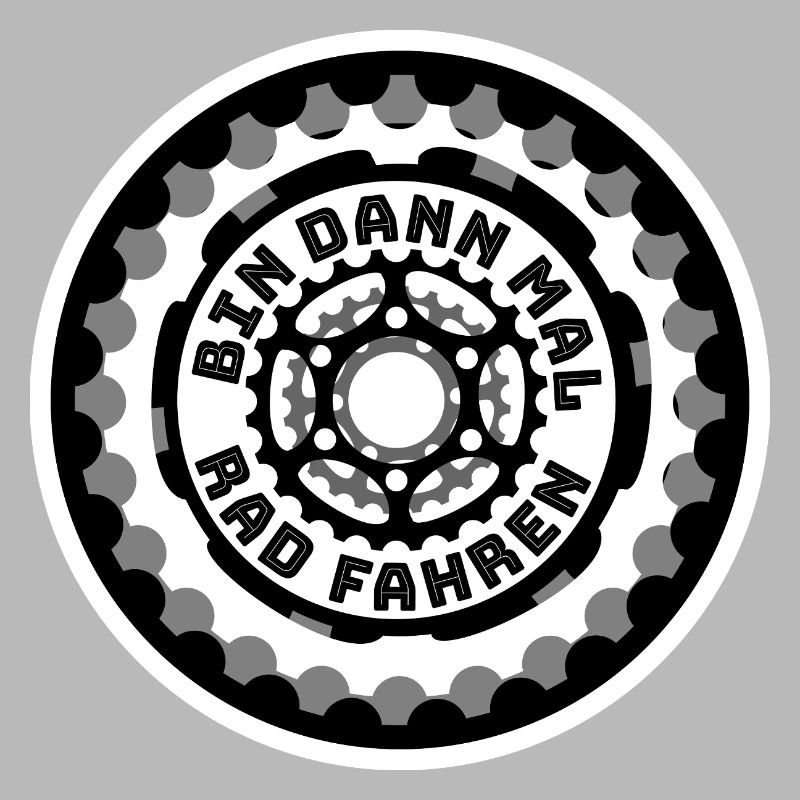 VTT - Conception de logo de vélo rond