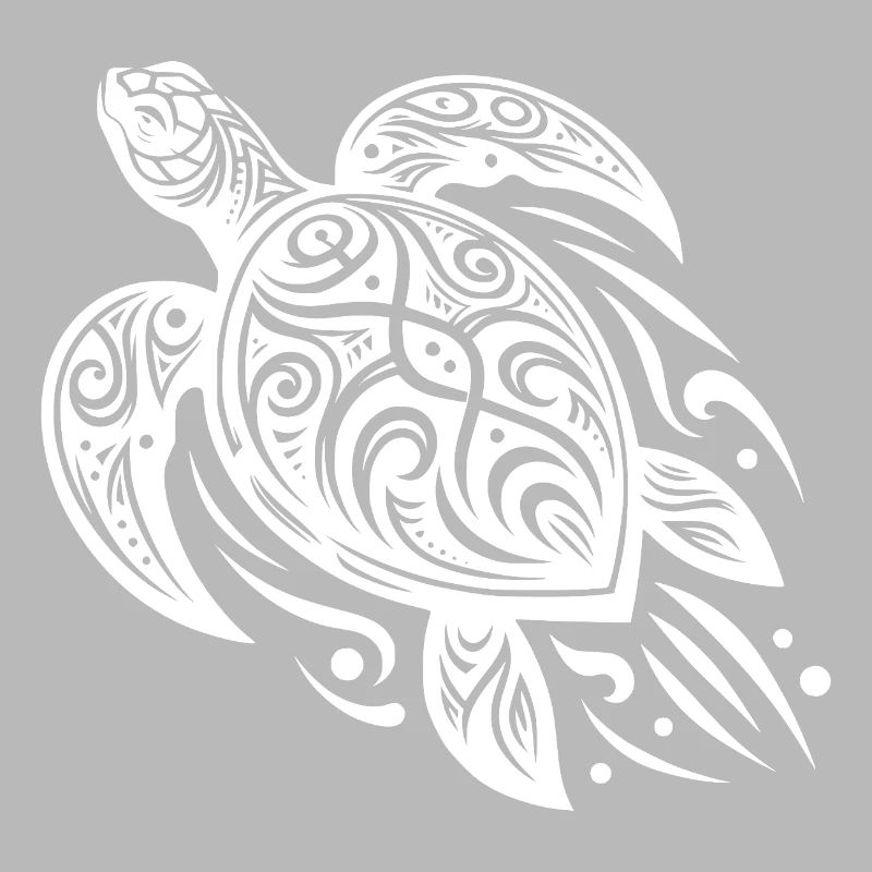 Tradition meets modern turtle tattoo