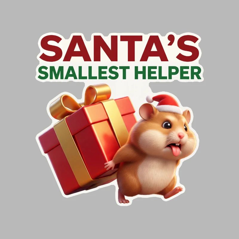 Santa's Smallest Helper Hamster