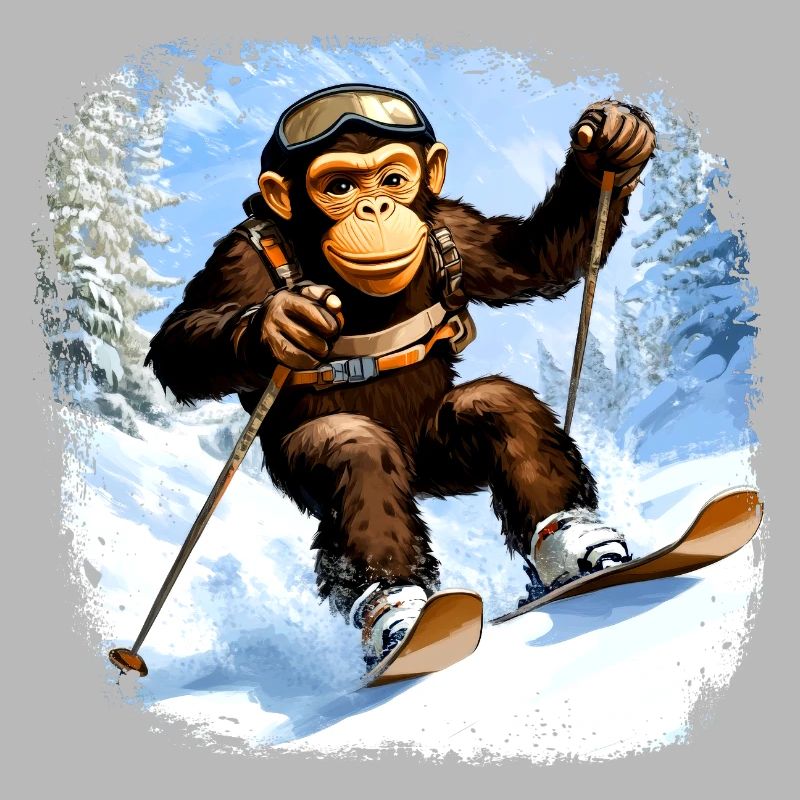 Monkey Ski / Skier Monkey