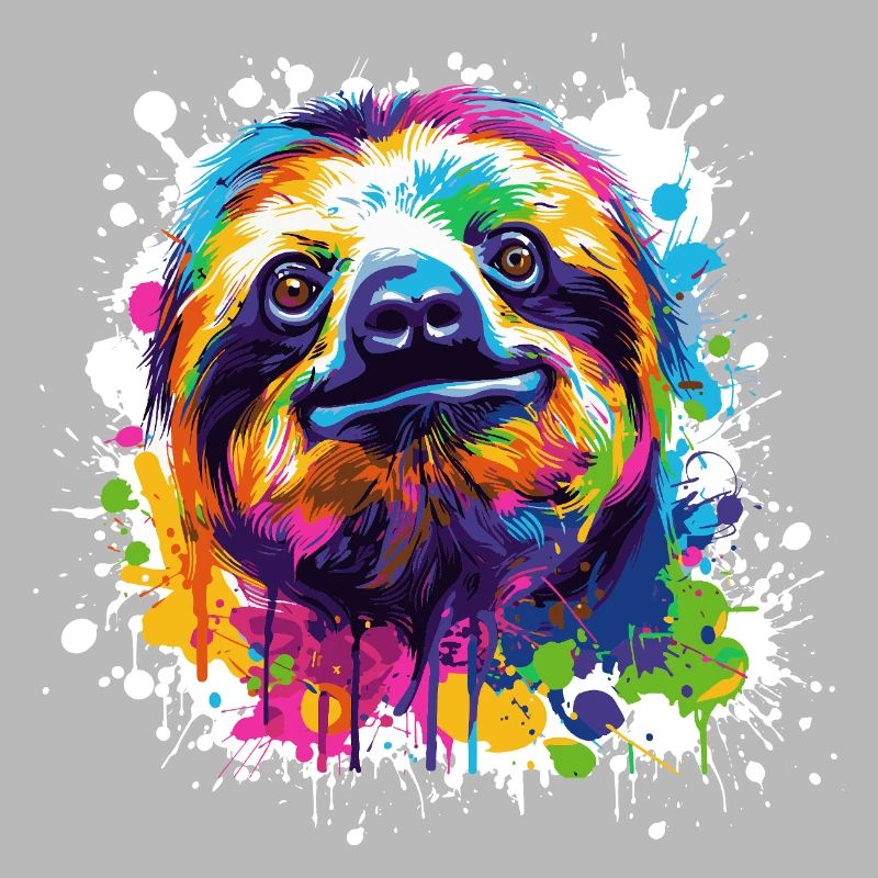 Color Explosion Sloth Sloth
