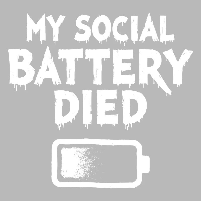 Déclaration d’introverti sur ma batterie sociale est morte