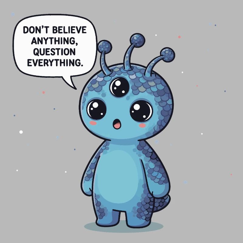 Cute Alien: Statement - Question everything