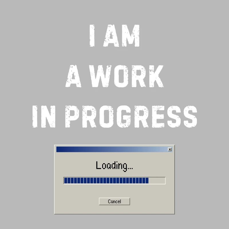 Work in progress – Loading bar - Travail bureau