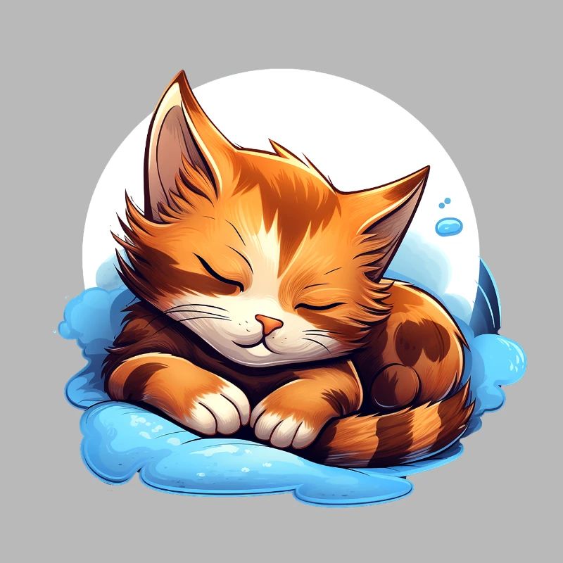 Cat Cuddle Dream on Cloud - Cat