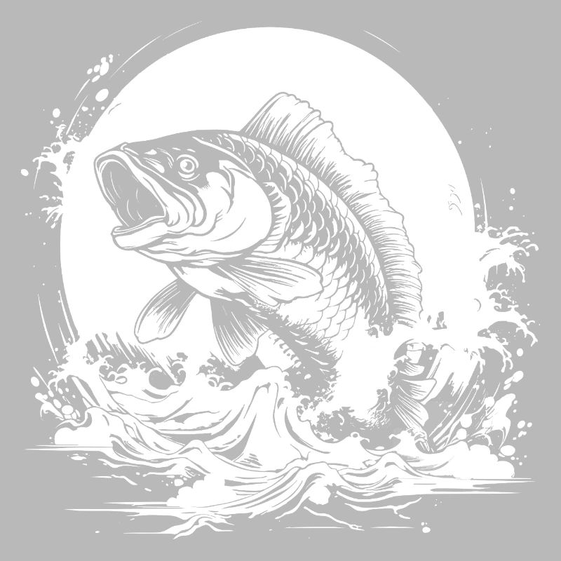 Fischerei Zeichnung