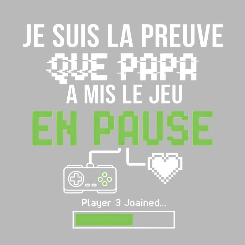 Pause Pixel Vert – Jeu Retro