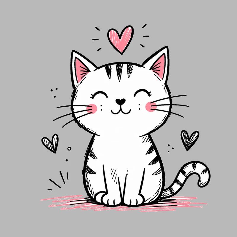 Cute Doodle Cat