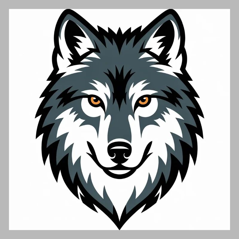 Wolf Graphic Emblem