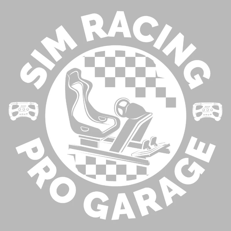 simracing emblem patch sim racer gaming Symbol