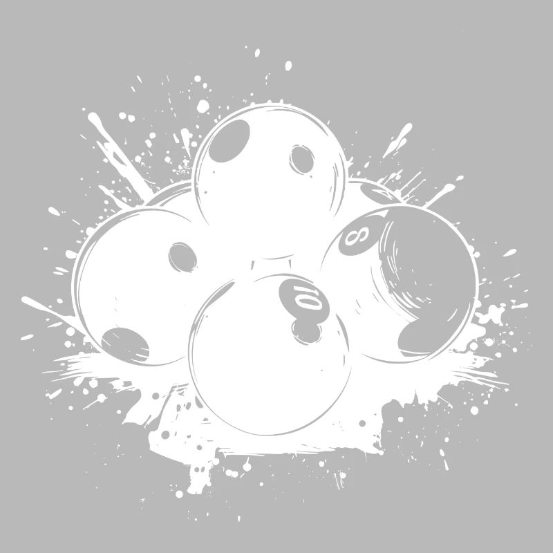 Boules de billard Graffiti