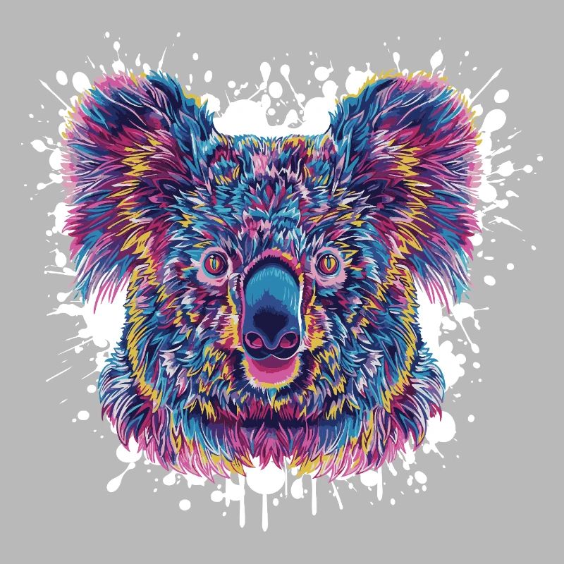 Koala Farbklecks