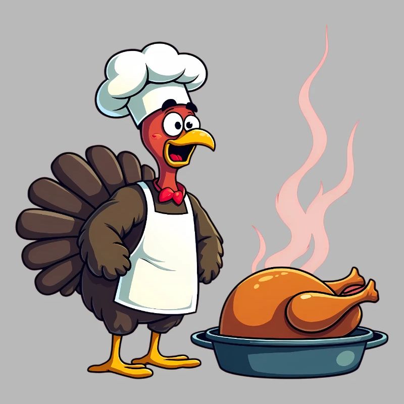 Cuisinier de dinde de Thanksgiving