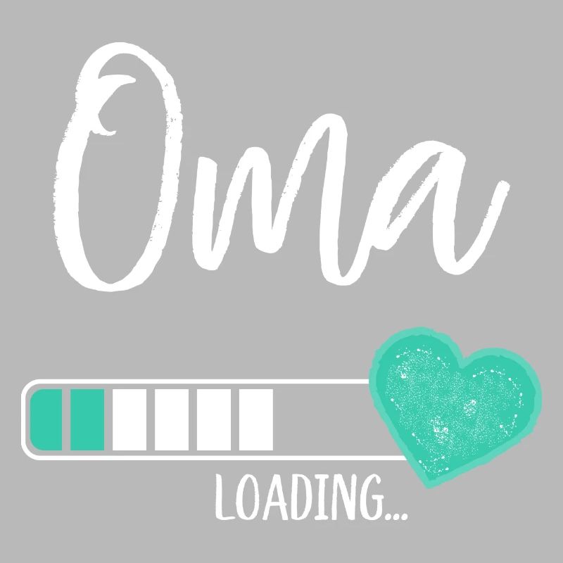 Oma Loading Herz Enkel Junge Werdende Großmutter