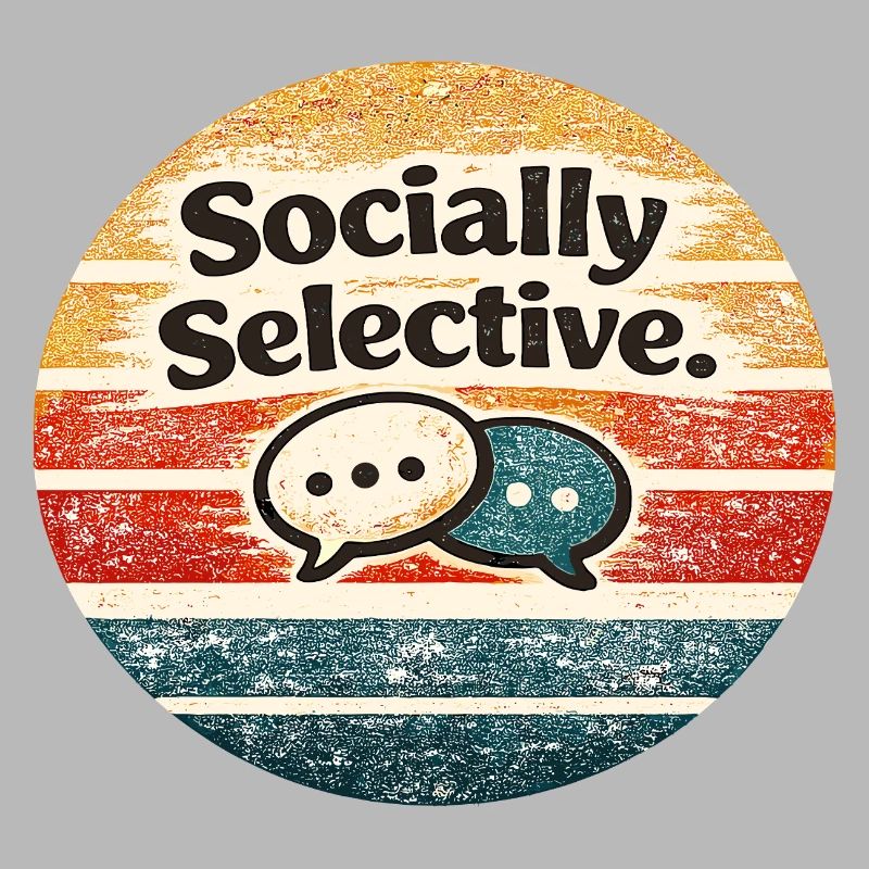 Socially Selective – Retro Chat Meme