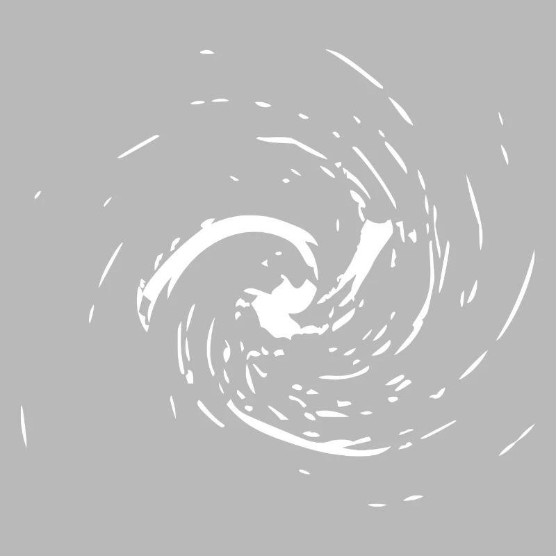 Abstract Vortex / Line / White / Pattern