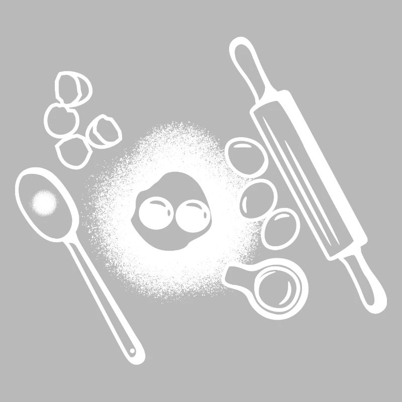 Dessin des ingrédients de cuisson