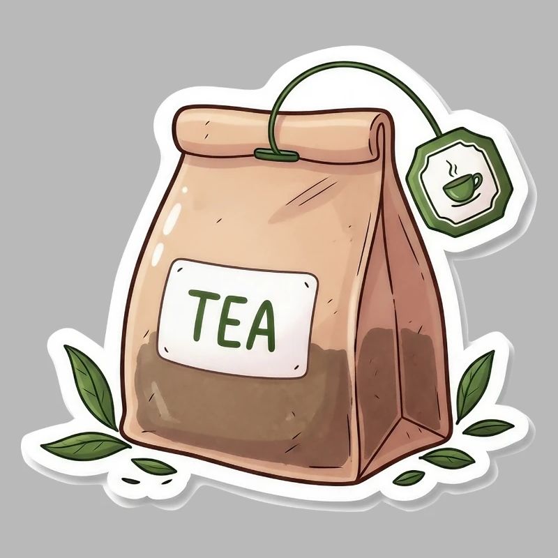 Teebeutel Illustration