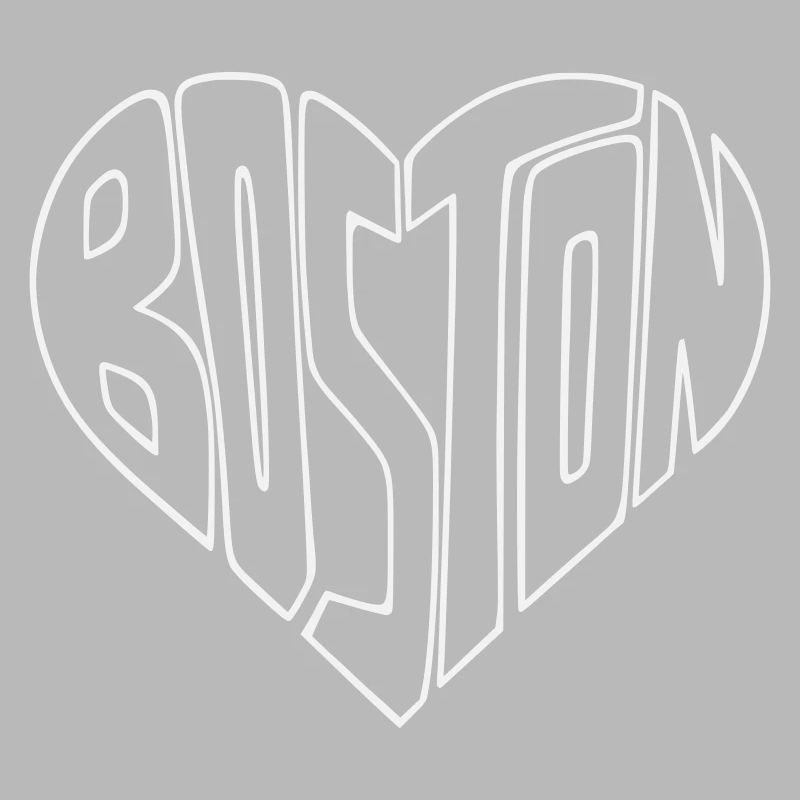 Boston Heart Typer Design