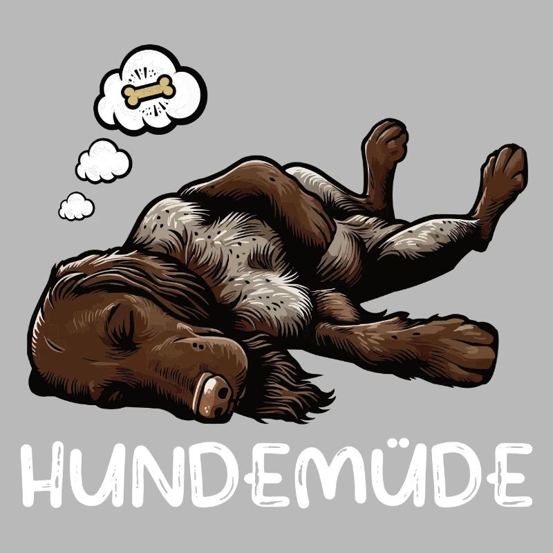 Hundemüde Deutsch Drahthaar drahthaar hunde