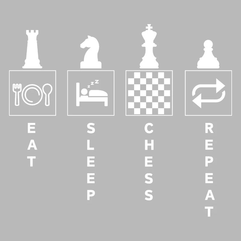 Drôle d’échecs citation manger dormir répéter