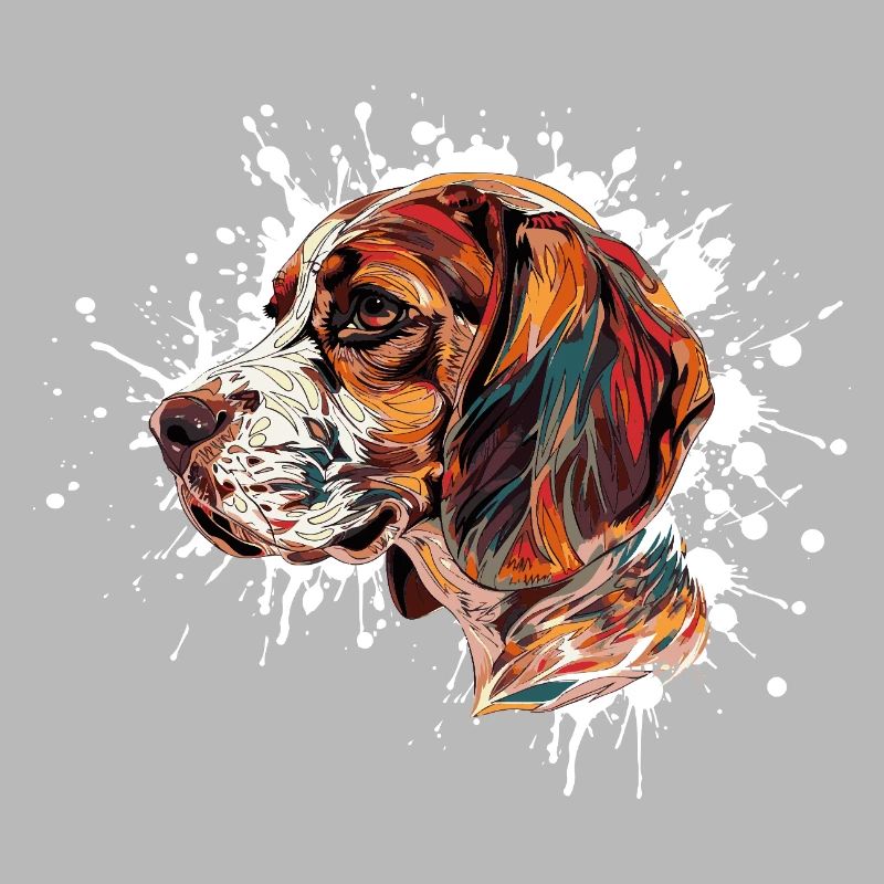 Explosion de couleurs Beagle
