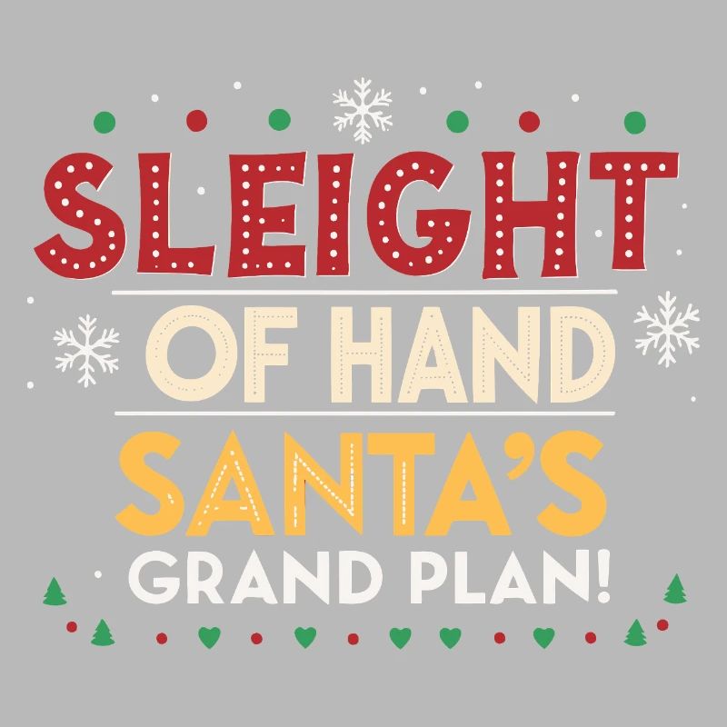 Weihnachtsmann-Handplan groß