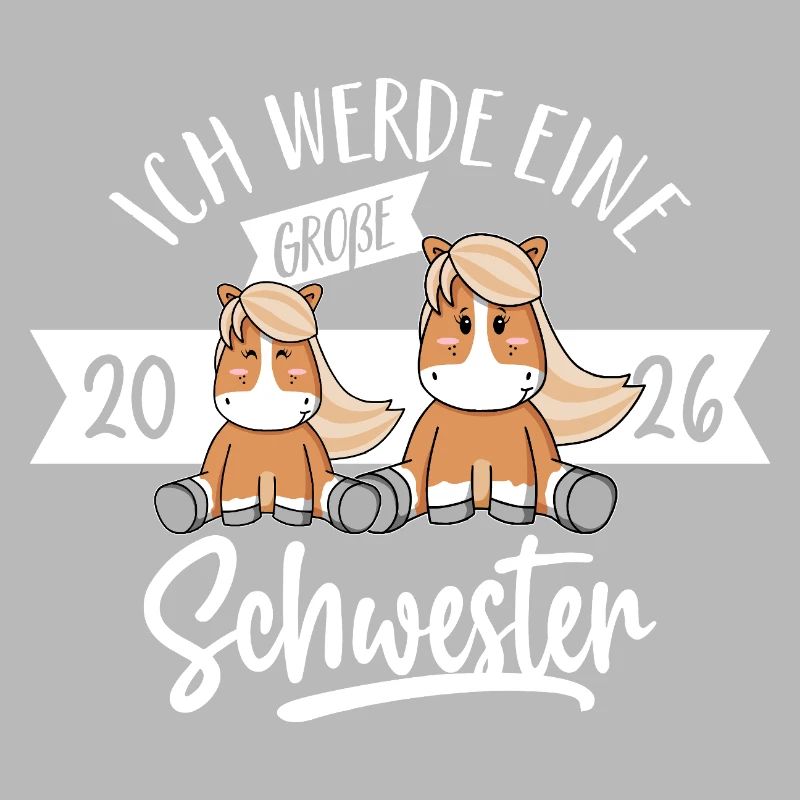 Ich werde eine Große Schwester 2026 Baby 