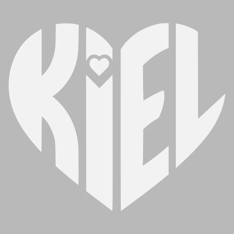 Typographie du cœur de Kiel