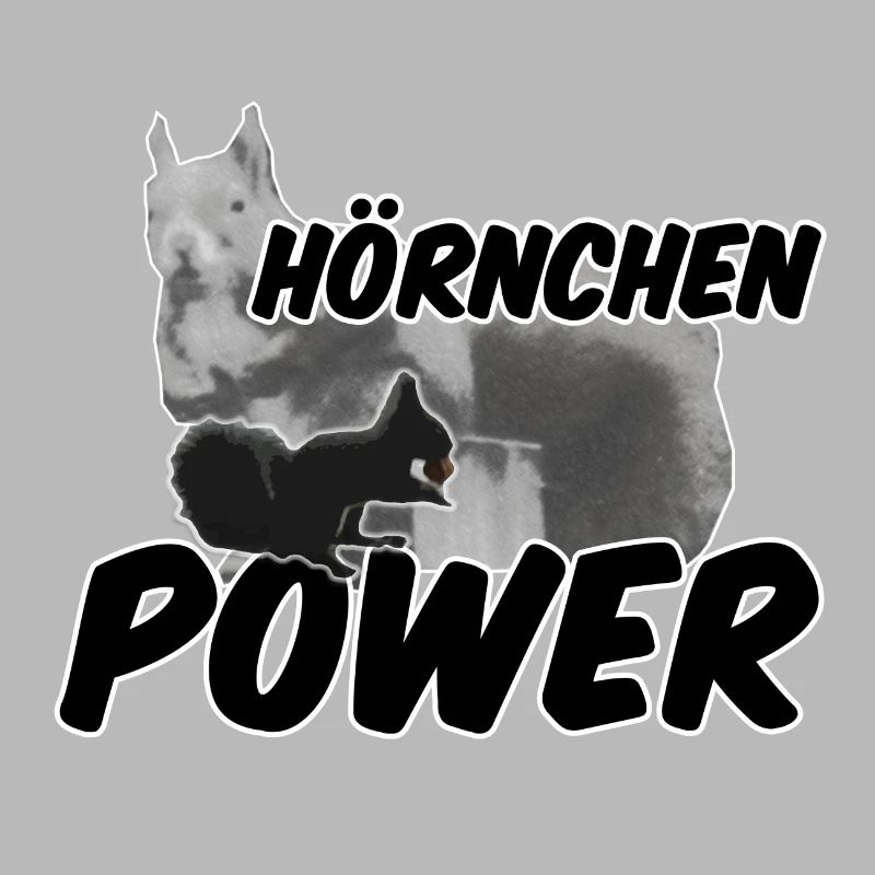 Hörnchenpower Eichhörnchen Tiere Spruch