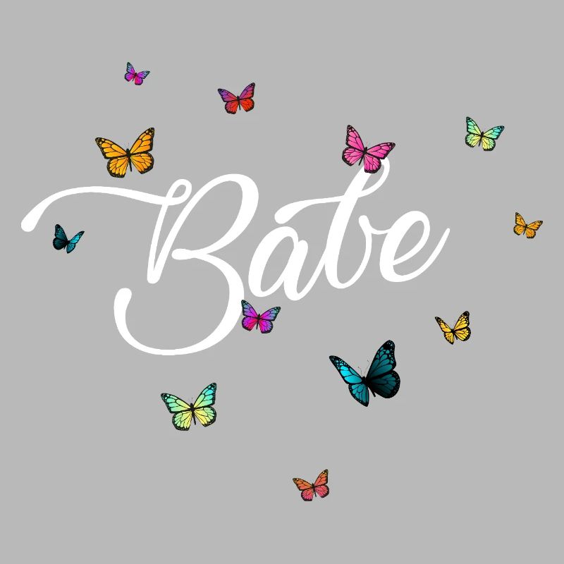 Babe Schmetterlingsmuster auf dunklem Hintergrund