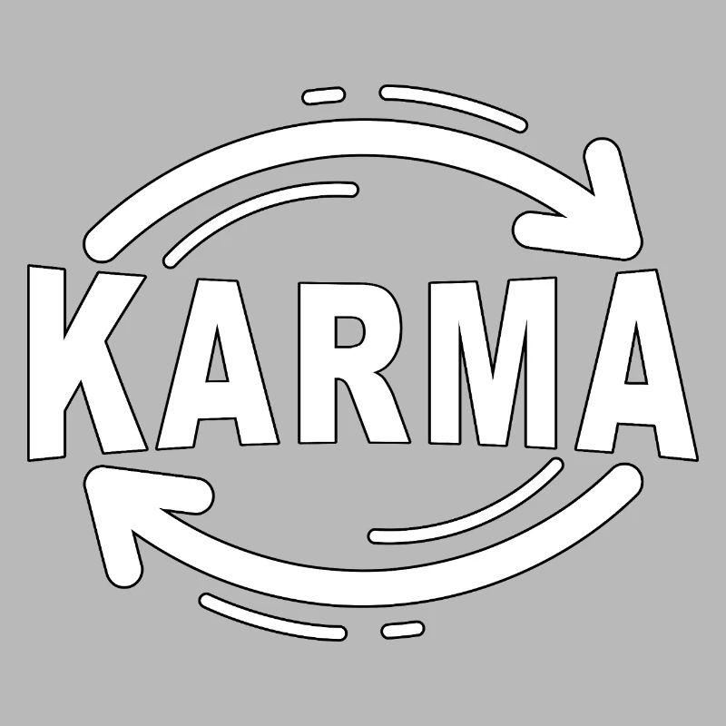 Karma - Minimalistisches Statement Design
