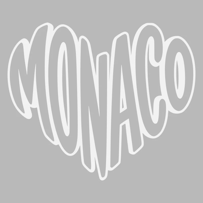 Typographie rétro de Monaco
