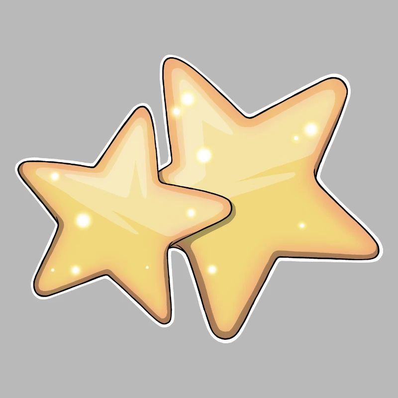 Glowing Starry Pattern Design for Apparel