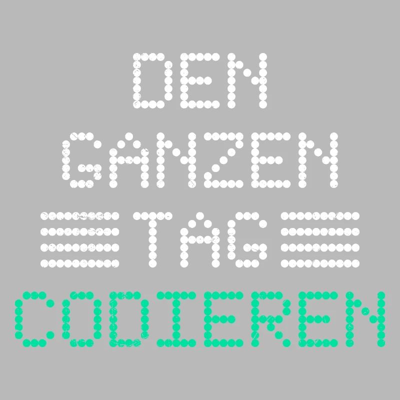 Nerd Computer DEN GANZEN TAG CODIEREN LUSTIG